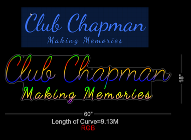 Custom neon sign for Jeff Chapman