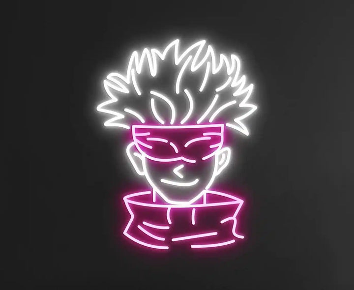 Anime Neon sign - Gojo - Illuminating your space with style - from manhattonneons.com.