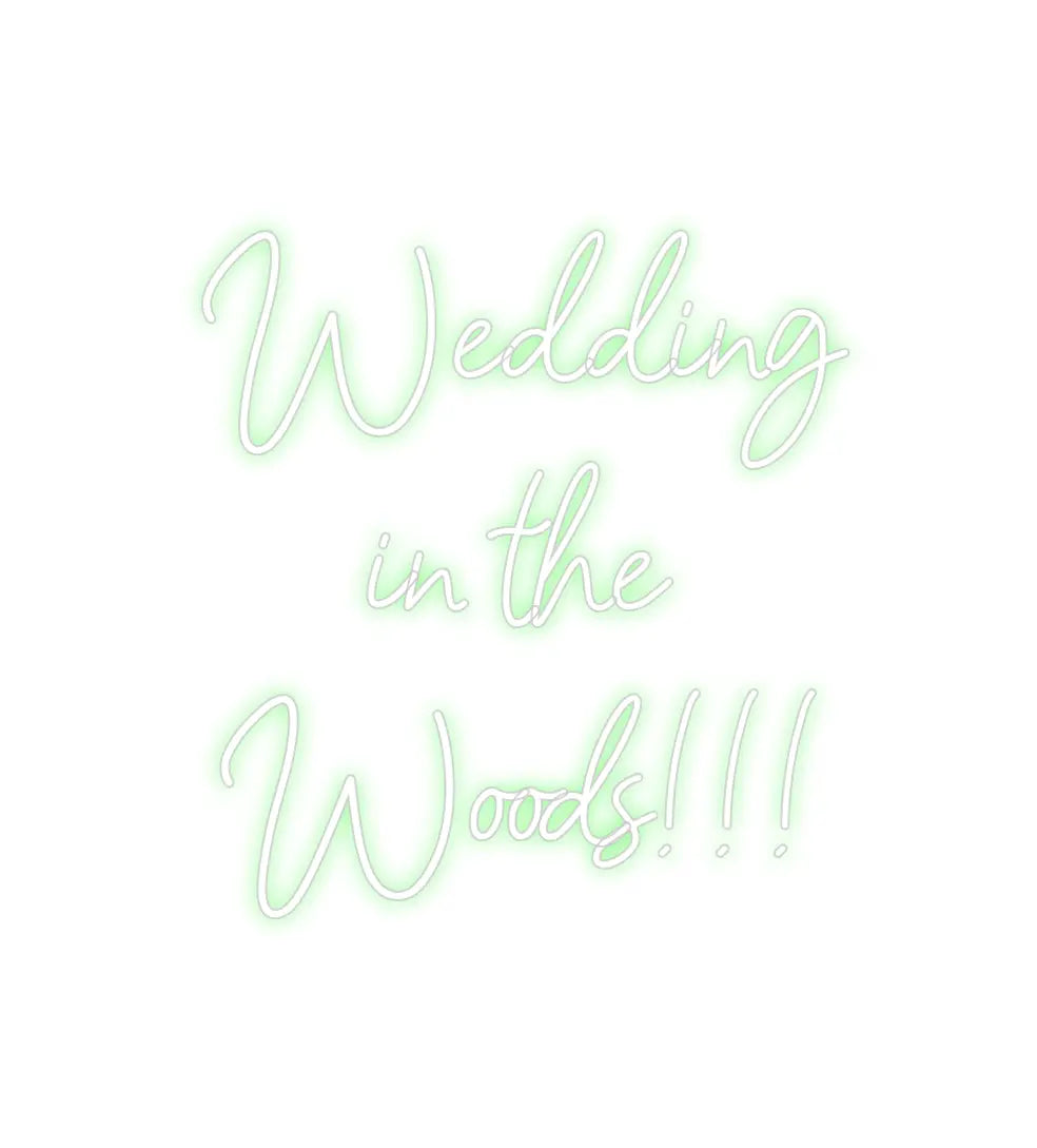 Customized Neon Sign: Wedding
in t... ManhattanNeons