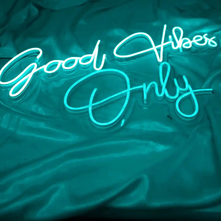 Good Vibes Only Neon Sign | Inviting Positivity - from manhattonneons.com.