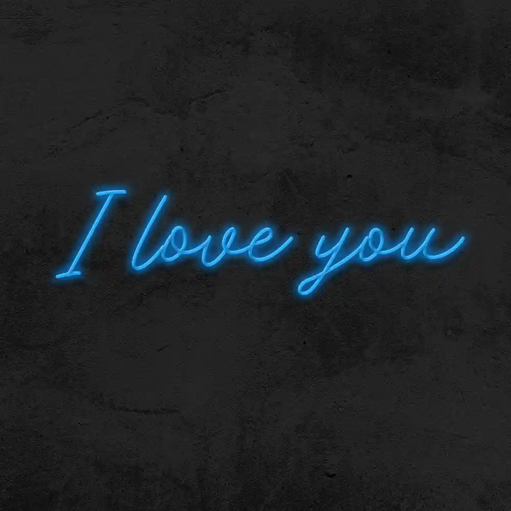 I Love You Wedding Neon Sign - A heartfelt declaration glowing with affection, perfect for celebrating love - from manhattonneons.com