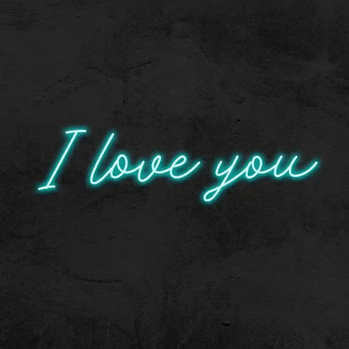 I Love You Wedding Neon Sign - A heartfelt declaration glowing with affection, perfect for celebrating love - from manhattonneons.com