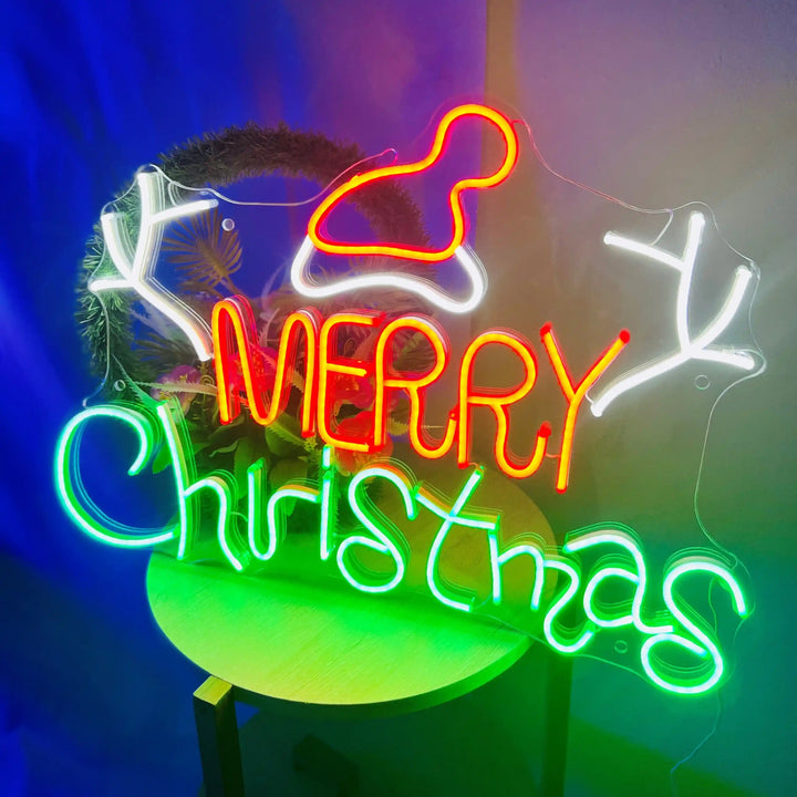 Merry Christmas | Spread Holiday Cheer with our Neon Sign - from manhattonneons.com.