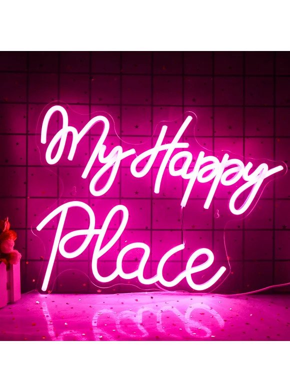 This Must Be The Place Trendy Neon Sign - ManhattanNeons, lighting up your space with style and charm