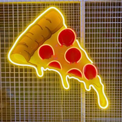 "Sizzling Pizza" UV Printed Neon Artwork ManhattanNeons