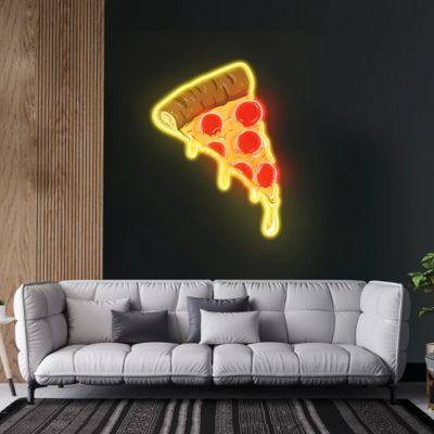 "Sizzling Pizza" UV Printed Neon Artwork ManhattanNeons