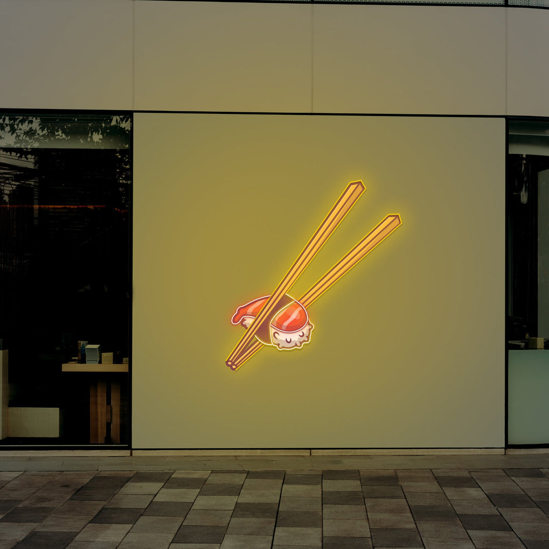 Sushi UV Light Neon Artwork | Ensuring Freshness & Vibrant Display ManhattanNeons