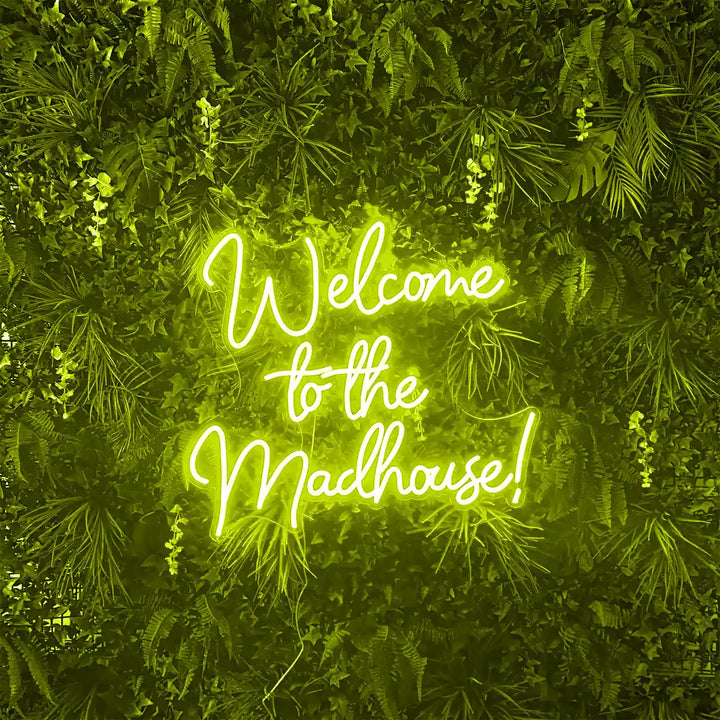 Welcome to the Madhouse Neon Sign - Unique Neon Art - from manhattonneons.com.