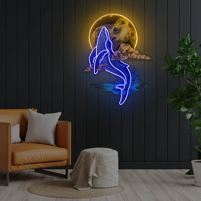 New Limits UV Art Led Neon sign x Acrylic Artwork, Illuminate your space with style, manhattanneons.com