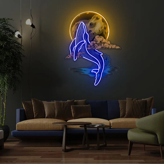 New Limits UV Art Led Neon sign x Acrylic Artwork, Illuminate your space with style, manhattanneons.com