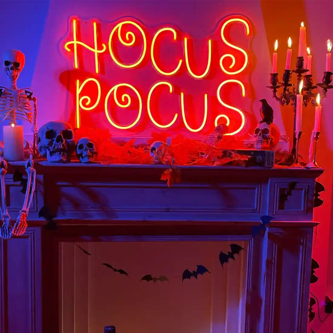 Enchanting Hocus Pocus Name Neon Sign, casting a spell of charm over your space - from manhattonneons.com.