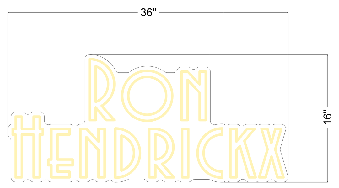 Custom Signs for Ron Hendrickx