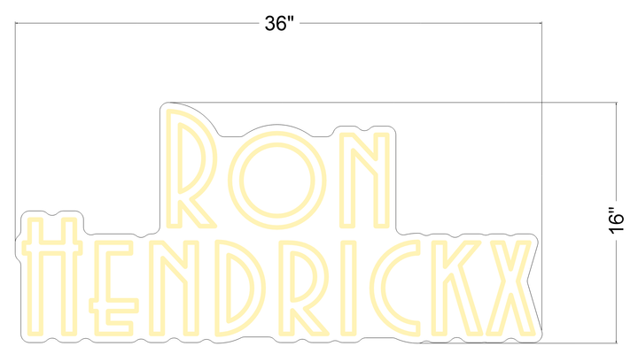 Custom Signs for Ron Hendrickx