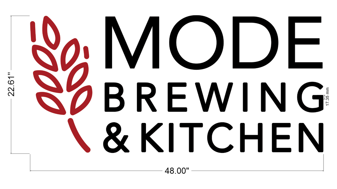 Payment Link - Custom Business Sign for Mode Brewing ~infinity