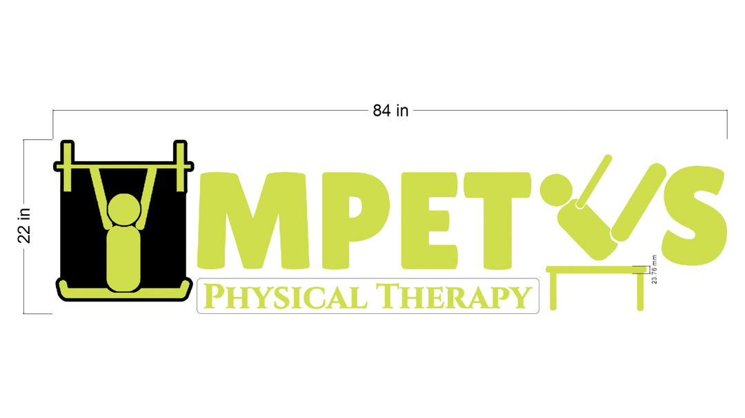 Business signage for Impetus Physical Therapy