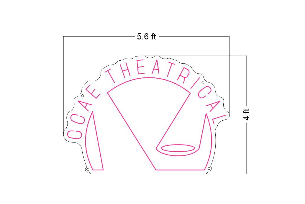 LED neon sign for Mariana Perezchica