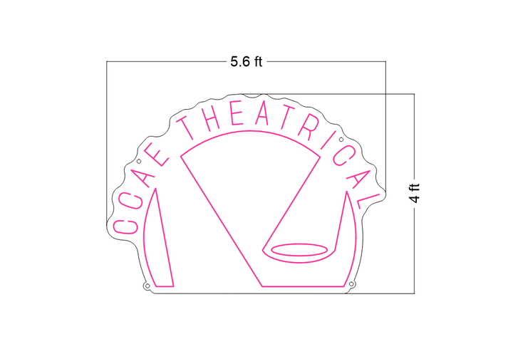 LED neon sign for Mariana Perezchica