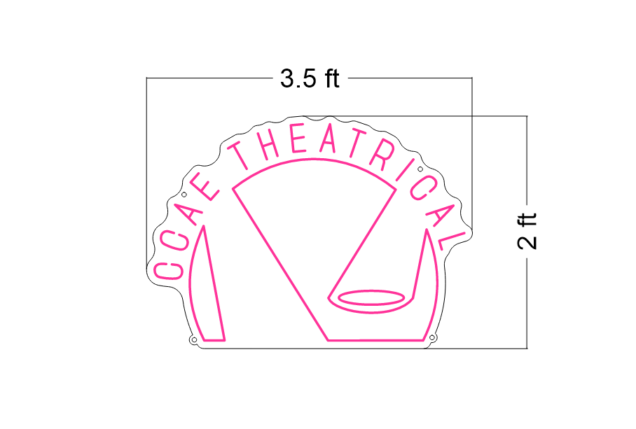 LED neon sign for Mariana Perezchica