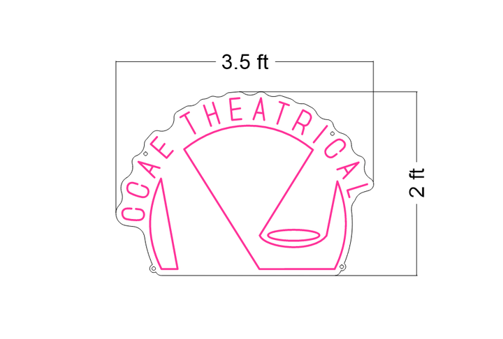 LED neon sign for Mariana Perezchica