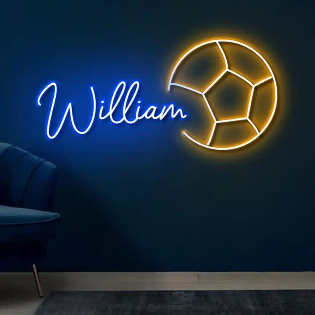 William Name Neon Sign, adding a personalized glow to your space - from manhattonneons.com.